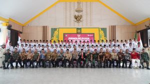 58 Anggota Paskibraka HUT RI Ke-79 Dikukuhkan Pj Bupati Langkat