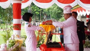 Upacara HUT Ke-79, Pj Bupati Langkat Semangat ‘Nusantara Baru Indonesia Maju’