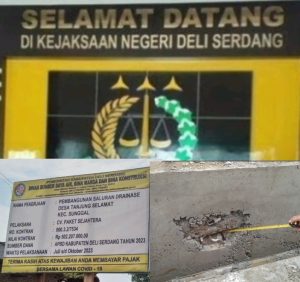 LSM PKR Desak Kejari Deliserdang Usut Tuntas Dugaan Korupsi Proyek Drainase Dinas SDA BMBK Deliserdang