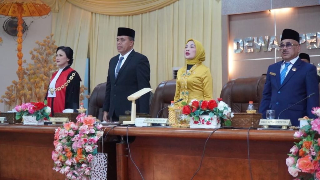 Pelantikan Anggota DPRD Langkat Periode 2024-2029, Faisal: Petingnya Sinergitas