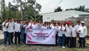 DPC Prabowo Mania Langkat Bangun Kantor Sekretariat, Dukung Program Pemerintah untuk Masyarakat