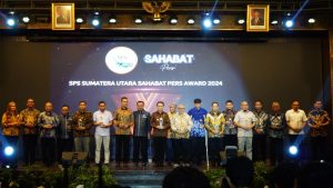 Pj Bupati Langkat Raih Penghargaan “Sahabat Pers Award 2024” SPS