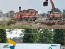 Tambang Galian C Bebas Keruk Lahan Aset Negara di Percut Sei Tuan, Humas PTPN ll Tutup Mata !