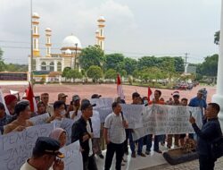 Tuntut Kejelasan Status Tanah, Ratusan Warga Geruduk Kantor Bupati Asahan