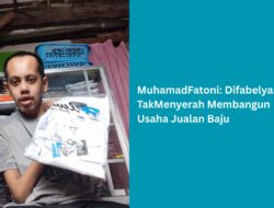 Muhamad Fatoni: Difabel yang Tak Menyerah Membangun Usaha Jualan Baju