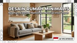 Desain Rumah Minimalis yang Nyaman dan Estetis dengan Pemilihan Material Interior yang Tepat