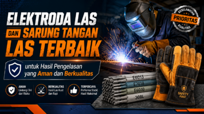 Elektroda Las dan Sarung Tangan Las Terbaik untuk Hasil Pengelasan yang Aman dan Berkualitas