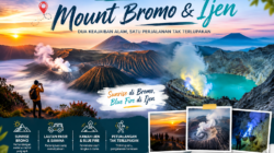Mount Bromo Ijen Jadi Pilihan Tur Alam Populer untuk Menjelajah Jawa Timur