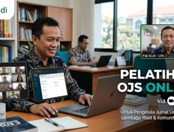 e-Padi Selenggarakan Pelatihan OJS Online via Zoom untuk Pengelola Jurnal Universitas, Lembaga Riset, dan Komunitas Dosen